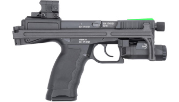 Pistole, B&T AG, USW-A1, Kal. 9mm Para/9mm Luger/9x19, mit Aimpoint ACRO Leuchtpunkt