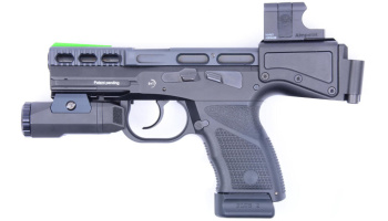 Pistole, B&T AG, USW-A1 Compact, Kal. 9mm Para/9mm Luger/9x19, mit Aimpoint ACRO Leuchtpunkt