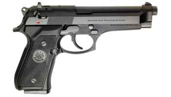 Pistole, Beretta, 92FS, Kal. 9 mm Para/Luger/9x19, Black, 15 Schuss Magazin