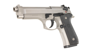 Pistole, Beretta, 92FS Inox, Kal. 9 mm Para/Luger/9x19, 15 Schuss Magazin