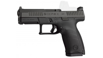 Pistole, CZ, P-10 C OR (Optic-Ready), Kal. 9mm Para/Luger/9x19, Kunststoff-Griffstück, schwarz, 15 Schuss Magazin