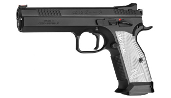 Pistole, CZ, Tactical Sport 2 Entry, Kal. 9mm Para/Luger/9x19, Stahl, mit Sicherung, 20 Schuss Magazin