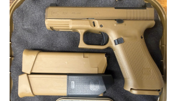 Pistole, Glock, 19X <b>MOS</b>, FDE, Kal. 9mm Para/Luger/9x19mm, 17 Schuss