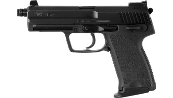 Pistole, Heckler & Koch, USP Tactical, Kal. .45ACP, schwarz, externe Sicherung, Gewindelauf