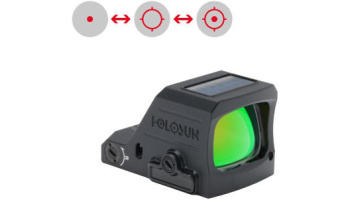 Leuchtpunktzielgerät, Holosun, HS507C-X3-RD, wechselbares Absehen 2 MOA Punkt und 32 MOA Ring, automatische Helligkeitsregulierung