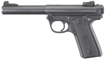 Pistole, Ruger, Modell Mark IV 22/45, Kal. .22 l.r., Black, 5.50'' Lauf, Mikrovisierung, 10 Schuss Magazin