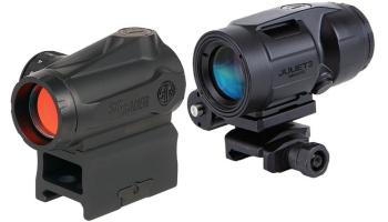 Leuchtpunktzielgerät & Magnifier Combo-Kit, Sig Sauer, Romeo MSR Gen II, 1x und 3x Vergrösserung, 2 MOA Punkt