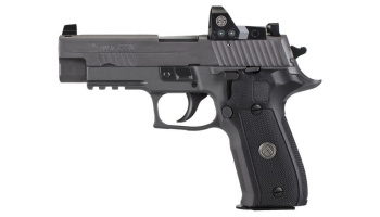 Pistole, Sig Sauer, P226 LEGION RXP, Kal. 9mm Para, G10-Griffschalen, <b>mit Romeo 1 Leuchtpunktvisier</b>, 15 Schuss Magazin