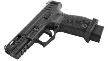 Pistole/Leuchtpunkt-Combo, Stoeger, STR-9 Combat X Premium, Kal. 9mm Para/Luger/9x19, schwarz, mit 17 und 20 Schuss Magazinen, inkl. Optik Steiner MPS-C