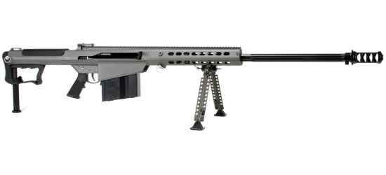 Halbautomat, Barrett, Modell M107A1, Kal. .50BMG / 12.7 x 99mm, 20'' und 29'' Lauf geflutet, 10 Schuss Magazin