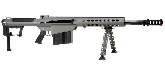 Halbautomat, Barrett, Modell M107A1, Kal. .50BMG / 12.7 x 99mm, 20'' und 29'' Lauf geflutet, 10 Schuss Magazin