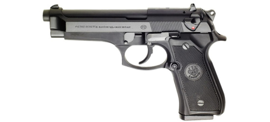 Pistole, Beretta, 92FS, Kal. 9 mm Para/Luger/9x19, Black, 15 Schuss Magazin