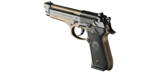 Pistole, Beretta, 92FS, Kal. 9 mm Para/Luger/9x19, <b>BRONCE</b>, 15 Schuss Magazin