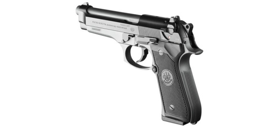 Pistole, Beretta, 92FS, Kal. 9 mm Para/Luger/9x19, <b>GREY</b>, 15 Schuss Magazin