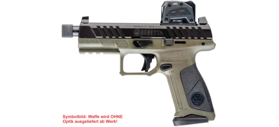 Pistole, Beretta, APX A1 Tactical, <b>Striker Action</b>, Kal. 9 mm Para/Luger/9x19, Optik-Ready, Gewindelauf, 17 Schuss
