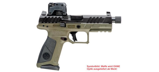 Pistole, Beretta, APX A1 Tactical, <b>Striker Action</b>, Kal. 9 mm Para/Luger/9x19, Optik-Ready, Gewindelauf, 17 Schuss