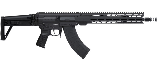 CMMG, Dissent Mk47, Kal. 7.62x39, Lauflänge 14.3", schwarz, mit ausziehbarem Klappschaft