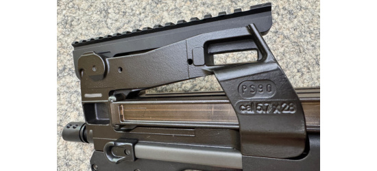 Halbautomat, FN Herstal, FN PS90, Kal. 5.7x28mm, schwarz, 10.4" Lauf mit Mündungsbremse