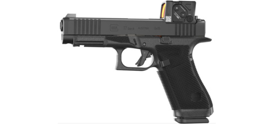 Pistole, Glock, 17 <b>Gen6 Aimpoint COA Optik</b>, Kal. 9mm Para/Luger/9x19mm, 17 Schuss