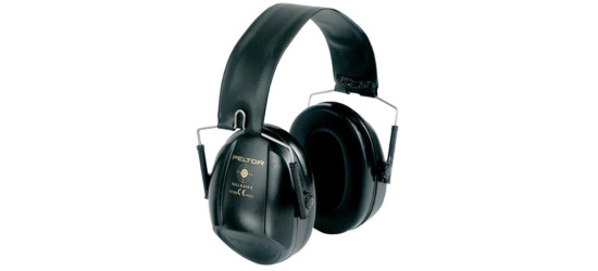 Schalengehörschutz, Peltor, Bullseye, schwarz, mit flachen Schalen