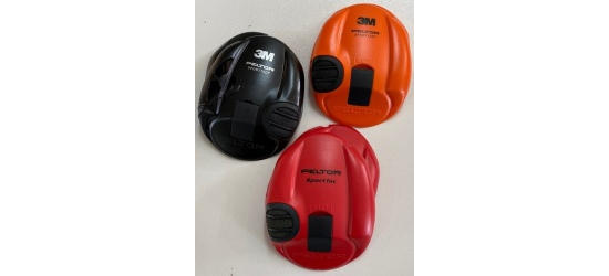 Ersatzschalen, Peltor, zum Gehörschutz Sporttac, <b>Orange</b>