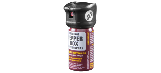 Pfefferspray, Pepper-Box Orginal, OC, JET / Flüssigstrahl, 63ml, <b>GROSS</b>