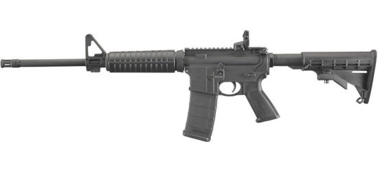 Halbautomat, Ruger, AR-556, Kal. 5.56x45 NATO, schwarz, 16.1'' Lauf, 30 Schuss Magazin