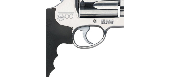 Revolver, Smith & Wesson, Mod. 500, 4'' Lauf, Kal. .500 S&W Magnum, Gummigriffschalen, 5 Schuss
