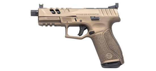 Pistole, Stoeger, STR-9 Combat SX, Kal. 9mm Para/Luger/9x19, Smoked Bronze, mit 17 und 20 Schuss Magazinen, Optic Ready