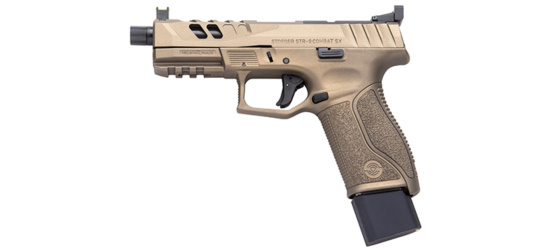 Pistole, Stoeger, STR-9 Combat SX, Kal. 9mm Para/Luger/9x19, Smoked Bronze, mit 17 und 20 Schuss Magazinen, Optic Ready