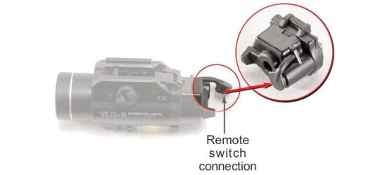 Streamlight Schalter für Fernbedienungen zu TLR-1 Waffenlampen