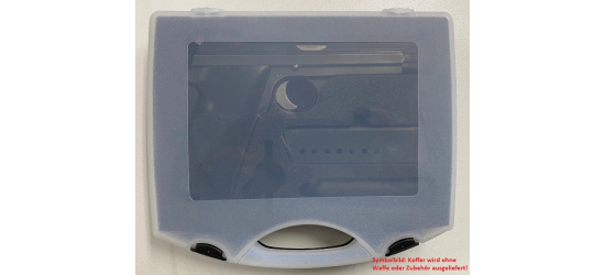 Pistolenkoffer, WWB, mit Schaumstoff-Einlage, für eine P210-Pistole, schwarz