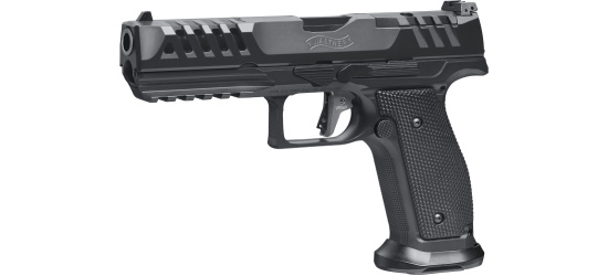 Pistole, Walther, <b>PDP PRO Steel Frame FS</b>, Kal. 9mm Para/Luger/9x19, 5" Lauf, Magazindruckknopf, mikroverstellbare Visierung, 18 Schuss Magazin